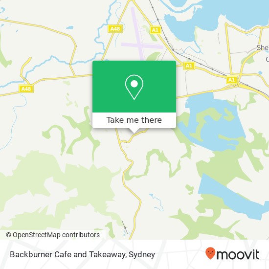 Mapa Backburner Cafe and Takeaway, 132 Burdekin Dr Albion Park NSW 2527