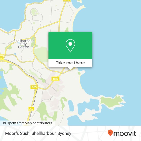 Moon's Sushi Shellharbour, 37-39 Addison St Shellharbour NSW 2529 map