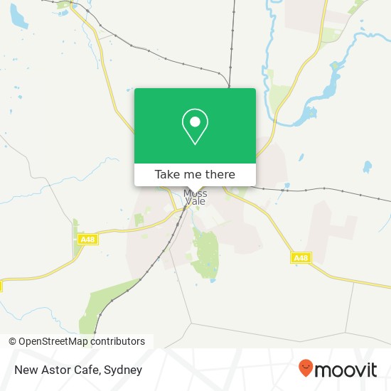 New Astor Cafe, 312 Argyle St Moss Vale NSW 2577 map