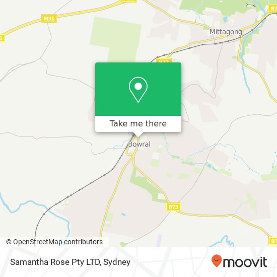 Mapa Samantha Rose Pty LTD, 10 Boolwey St Bowral NSW 2576