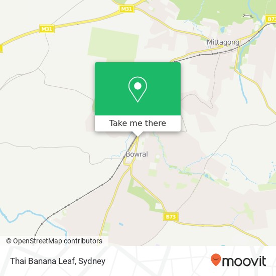 Thai Banana Leaf, 238 Bong Bong St Bowral NSW 2576 map