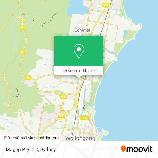 Magap Pty LTD map