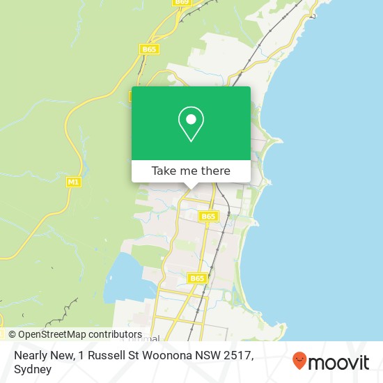 Nearly New, 1 Russell St Woonona NSW 2517 map
