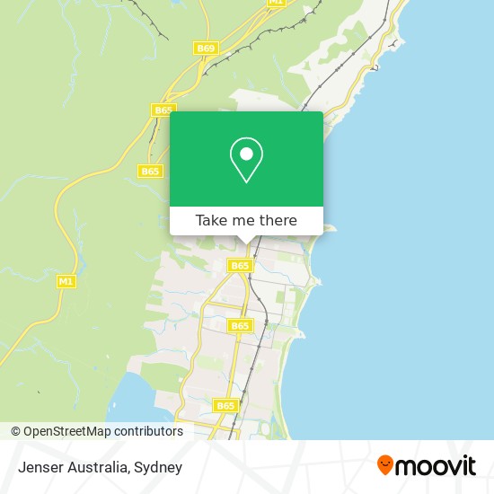 Jenser Australia map