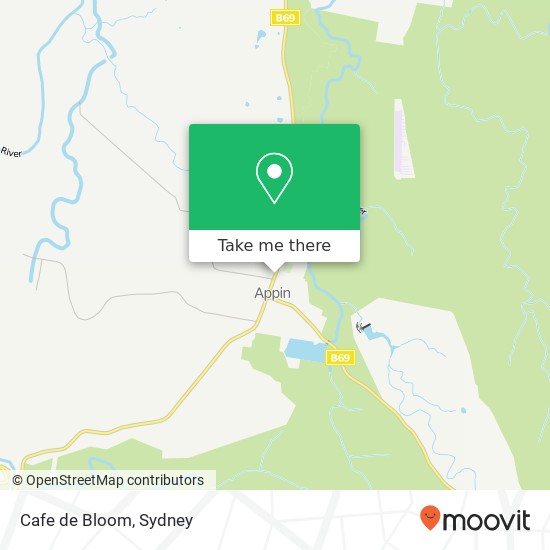 Cafe de Bloom, 79 Appin Rd Appin NSW 2560 map