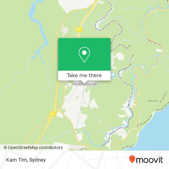 Mapa Kam Tim, Walker St Helensburgh NSW 2508