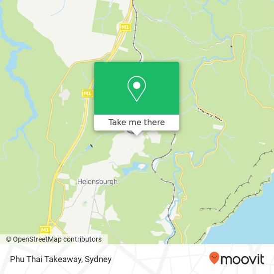 Phu Thai Takeaway, Parkes St Helensburgh NSW 2508 map