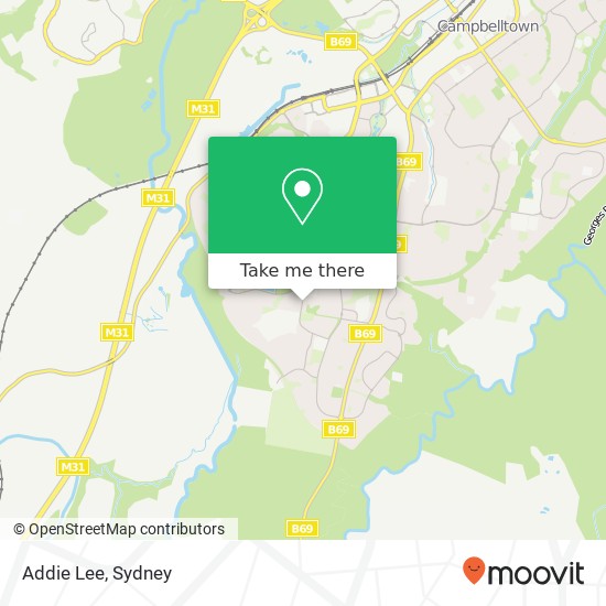 Addie Lee, 1 Charmian Pl Rosemeadow NSW 2560 map