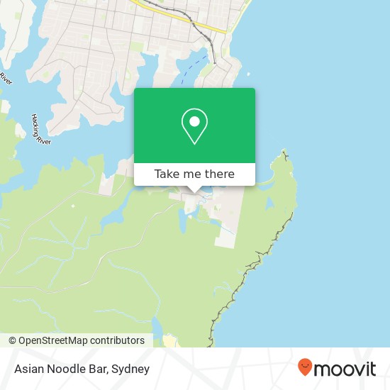 Asian Noodle Bar, Bundeena Dr Bundeena NSW 2230 map