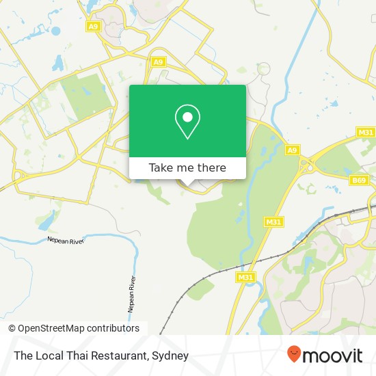 Mapa The Local Thai Restaurant, 240 Mount Annan Dr Mount Annan NSW 2567