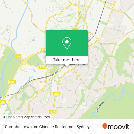 Campbelltown Inn Chinese Restaurant, 101 Queen St Campbelltown NSW 2560 map