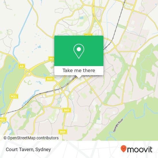 Court Tavern, Queen St Campbelltown NSW 2560 map