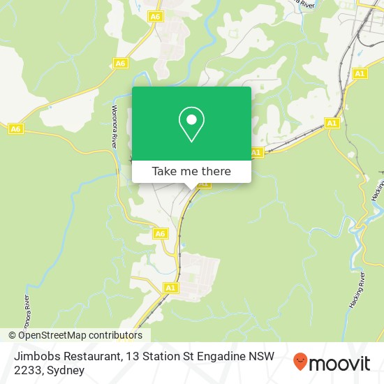 Jimbobs Restaurant, 13 Station St Engadine NSW 2233 map