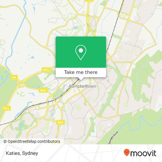 Katies, 56 Queen St Campbelltown NSW 2560 map