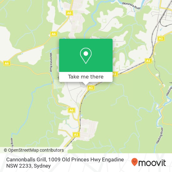 Cannonballs Grill, 1009 Old Princes Hwy Engadine NSW 2233 map