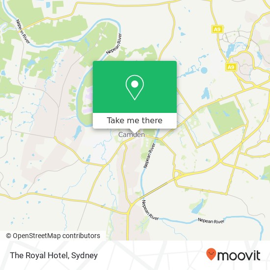 The Royal Hotel, 39 Argyle St Camden NSW 2570 map