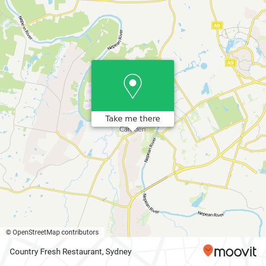 Country Fresh Restaurant, Argyle St Camden NSW 2570 map