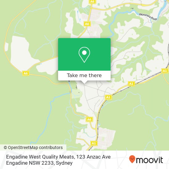 Engadine West Quality Meats, 123 Anzac Ave Engadine NSW 2233 map