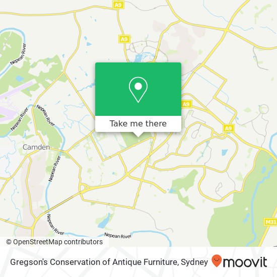 Gregson's Conservation of Antique Furniture, 50 Lodges Rd Narellan NSW 2567 map