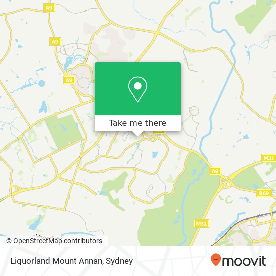 Mapa Liquorland Mount Annan