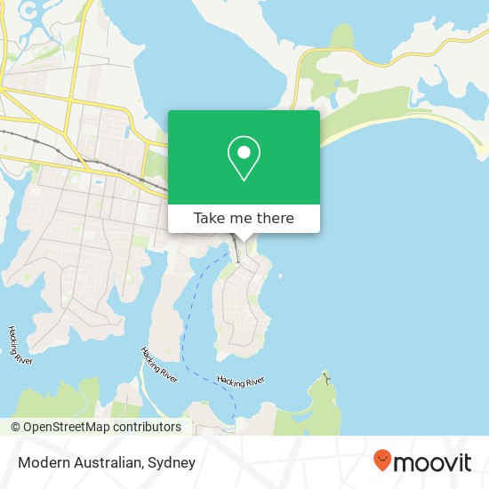 Modern Australian, 2 Surf Rd Cronulla NSW 2230 map