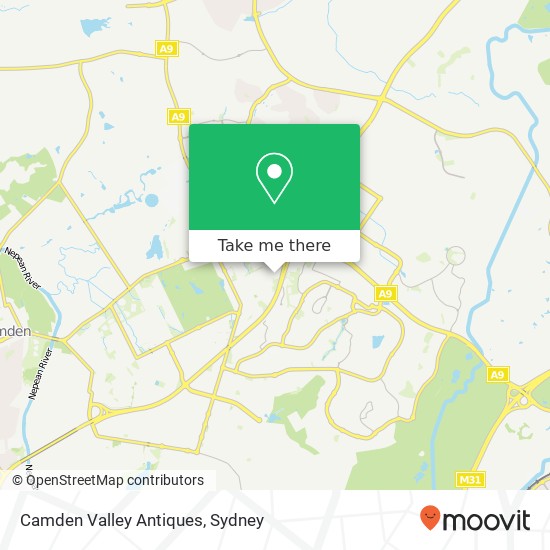 Camden Valley Antiques, 8 Clinton Dr Narellan NSW 2567 map