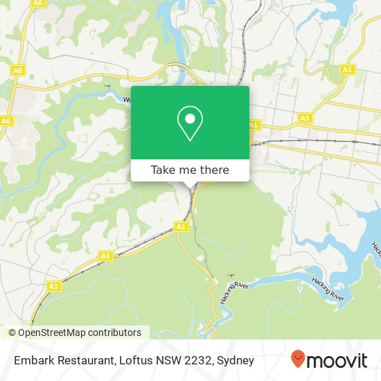 Embark Restaurant, Loftus NSW 2232 map