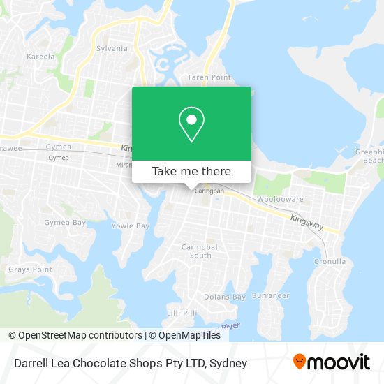 Darrell Lea Chocolate Shops Pty LTD map