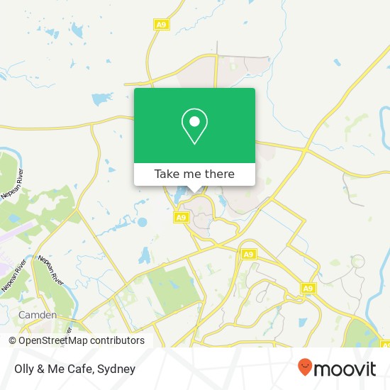 Olly & Me Cafe, 23 Fairwater Dr Harrington Park NSW 2567 map