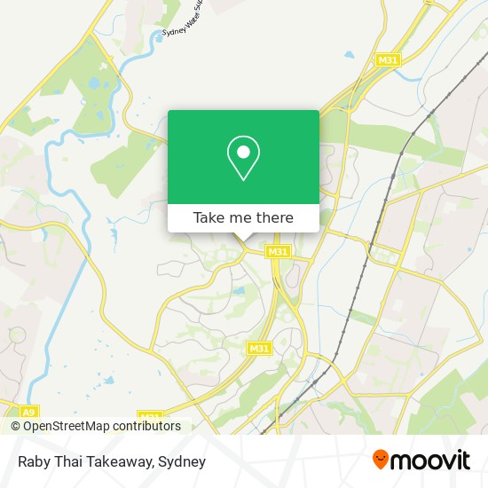 Raby Thai Takeaway map