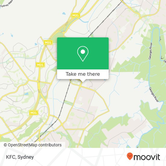 KFC, 9 Brookfield Rd Minto NSW 2566 map