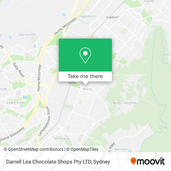 Darrell Lea Chocolate Shops Pty LTD map