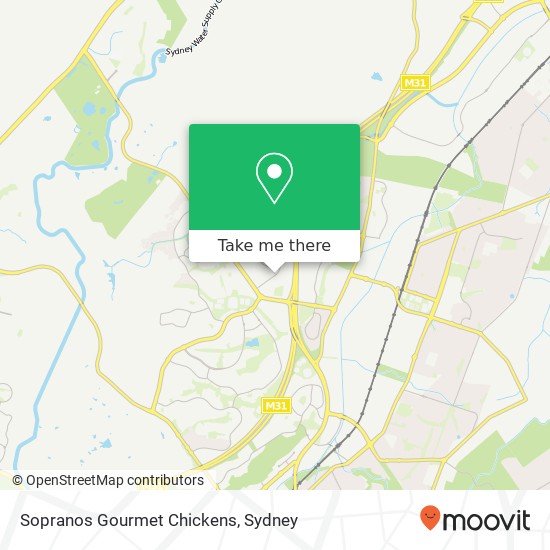 Sopranos Gourmet Chickens, 2 Hurricane Dr Raby NSW 2566 map