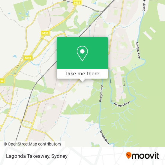 Lagonda Takeaway map