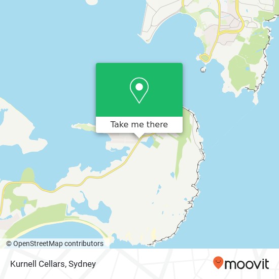 Kurnell Cellars map