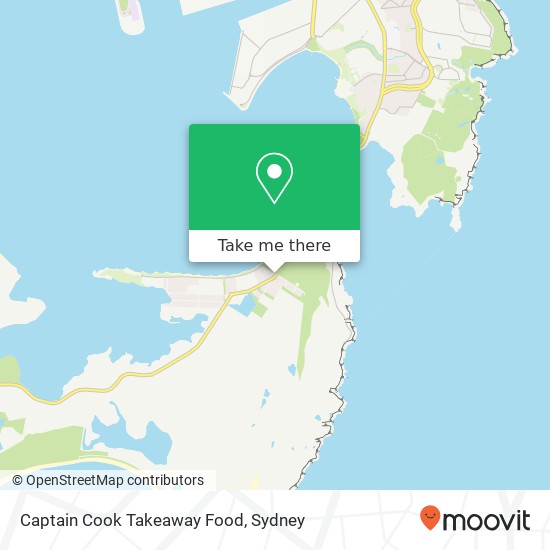 Captain Cook Takeaway Food, 45 Captain Cook Dr Kurnell NSW 2231 map