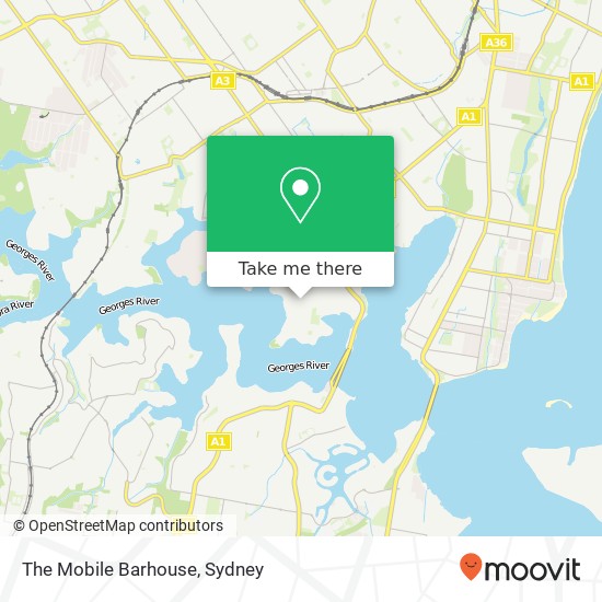 Mapa The Mobile Barhouse, Pacific St Blakehurst NSW 2221