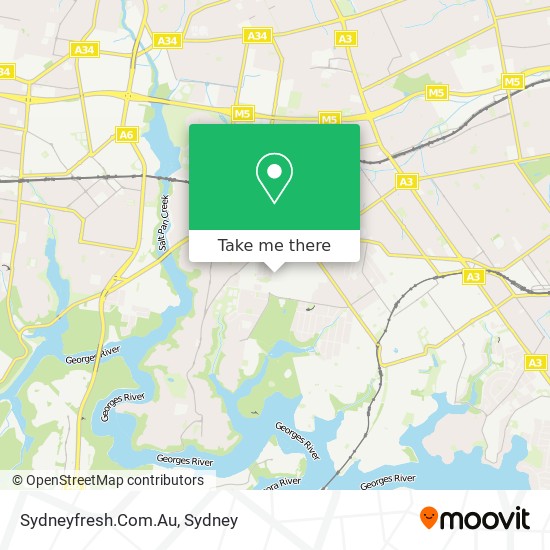 Mapa Sydneyfresh.Com.Au