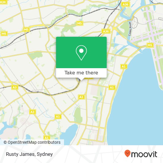 Rusty James, 11 Montgomery St Kogarah NSW 2217 map