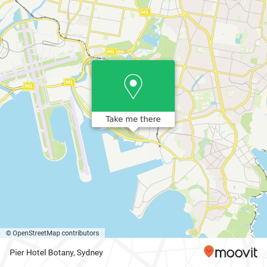 Pier Hotel Botany, Botany Rd Banksmeadow NSW 2019 map