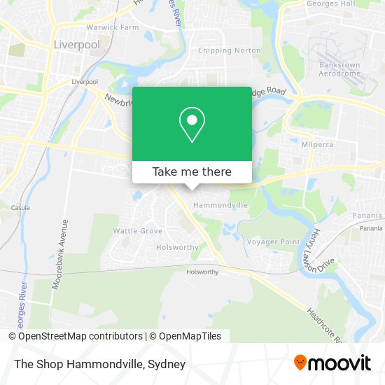 The Shop Hammondville map