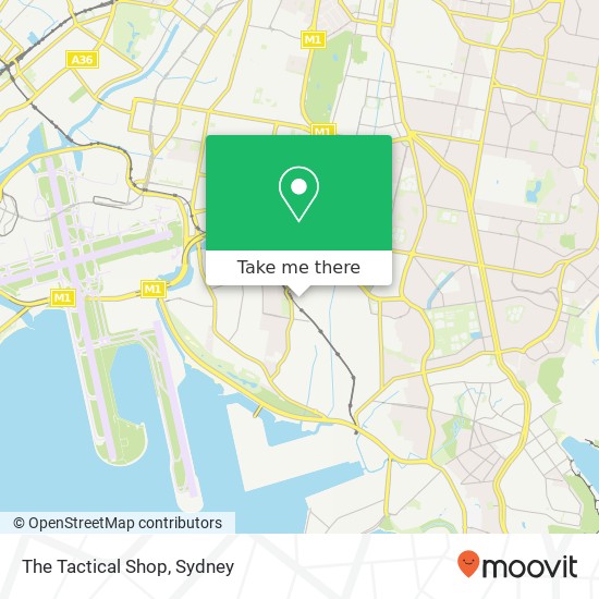 The Tactical Shop, Ocean St Banksmeadow NSW 2019 map