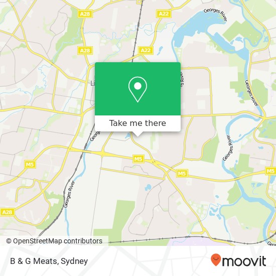 B & G Meats, 9 Mitchell Rd Moorebank NSW 2170 map
