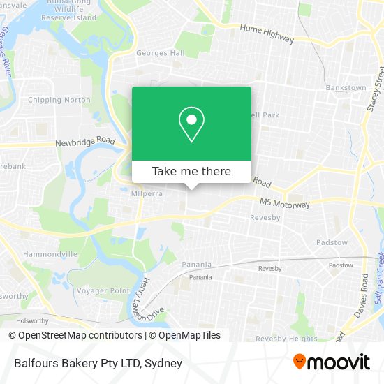 Balfours Bakery Pty LTD map