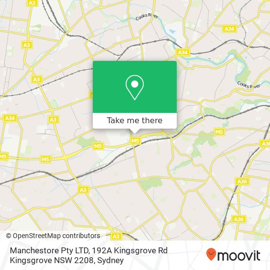 Mapa Manchestore Pty LTD, 192A Kingsgrove Rd Kingsgrove NSW 2208