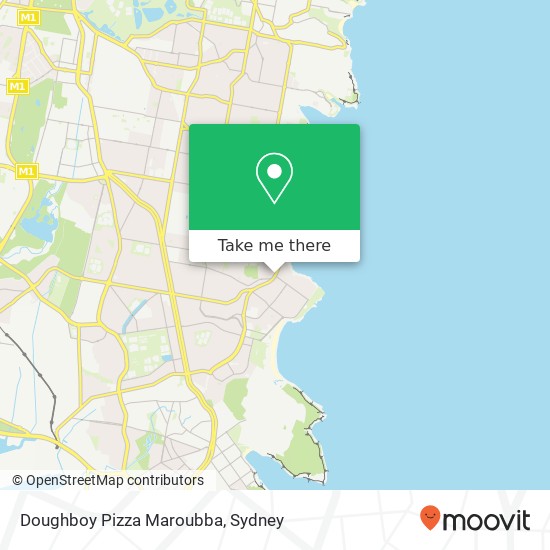 Doughboy Pizza Maroubba, 323 Malabar Rd Maroubra NSW 2035 map