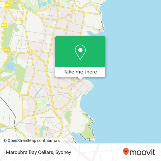 Maroubra Bay Cellars map