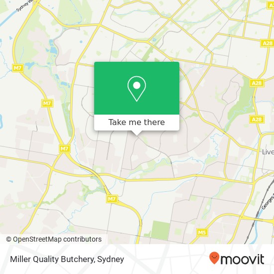 Miller Quality Butchery, 40 Cartwright Ave Miller NSW 2168 map