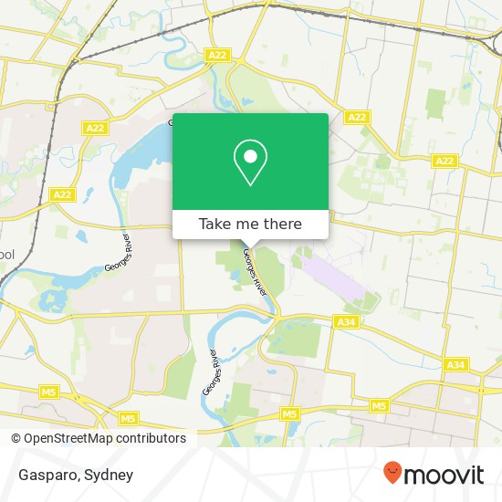 Gasparo, 265 Henry Lawson Dr Bankstown Aerodrome NSW 2200 map