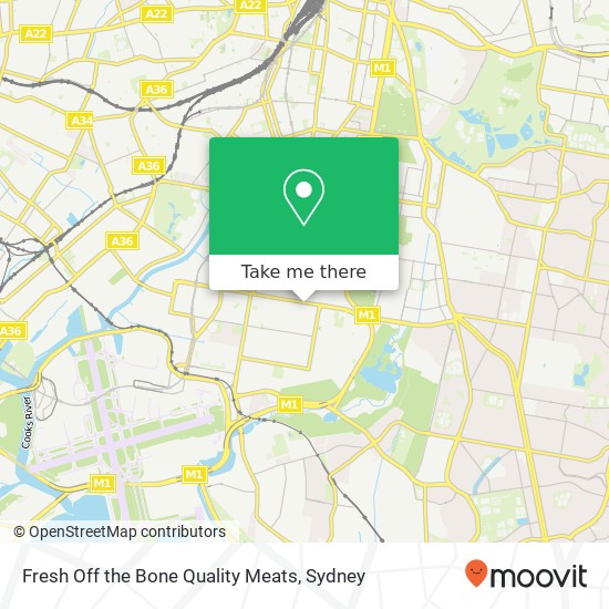 Fresh Off the Bone Quality Meats, 355 Gardeners Rd Rosebery NSW 2018 map